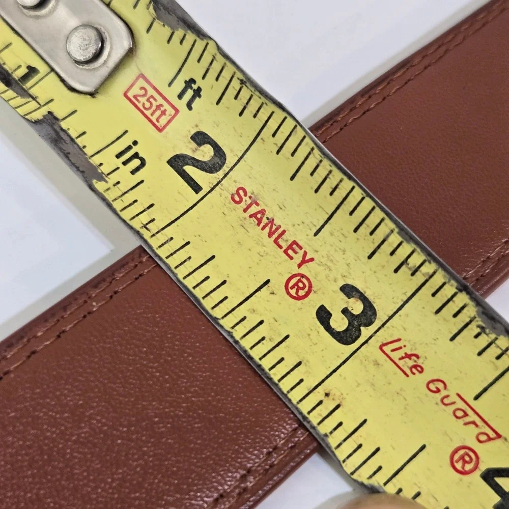 Anson Ratchet Belt & Buckle Men Brown Leather Adjustable Track Work Western B186